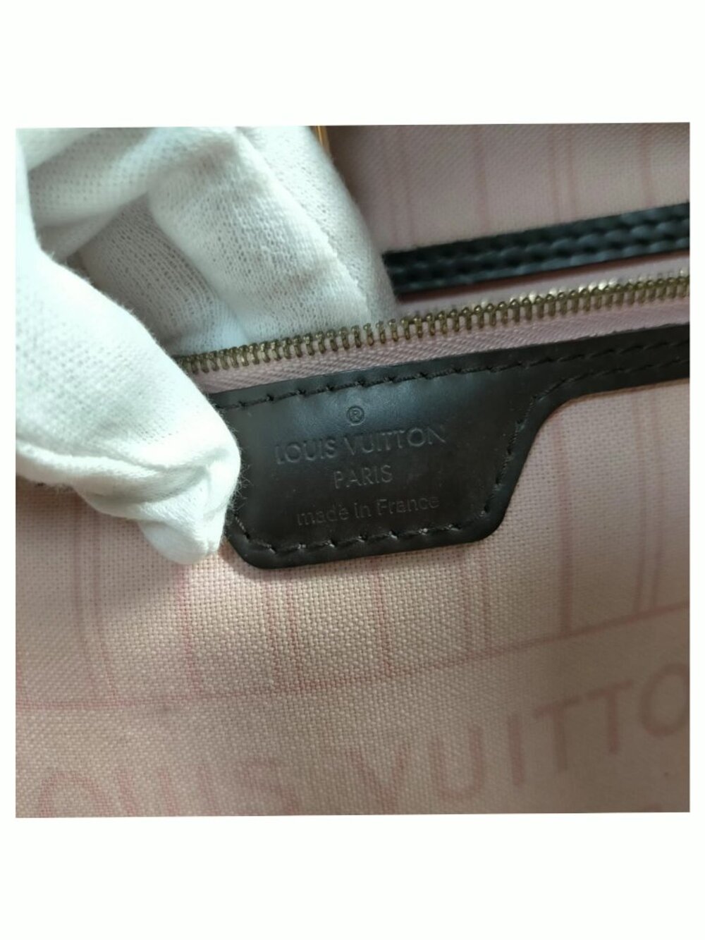 Authentic Louis Vuitton Neverfull MM Damier Ebene Tote Brown LV Shoulder Bag - Picture 14 of 16